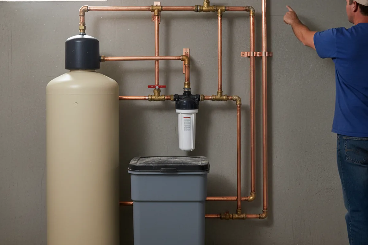 Whole-house water treatment system installed in Warrenville